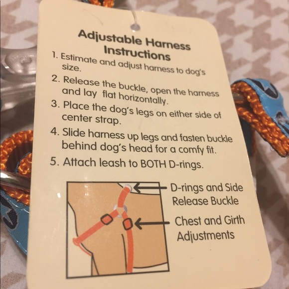 NWT. SimplyDog dog harness. Star pattern. Size small. - Picture 3 of 4
